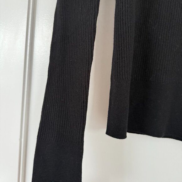 NWT Canada Goose Georgian Women's Slim Crewneck Pullover Sweater Black Sz Small - Picture 7 of 11